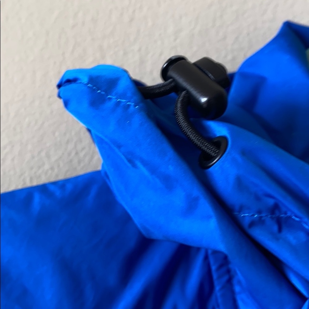 Athleta bright blue raincoat Sz XXS - Picture 8 of 13